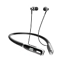 NEOQOQO Wireless Neckband Earbuds, Bluetooth 5.4 Neckband Earbuds with Built-in Microphone, Lightweight, ENC Multi-Connect Neckband Sports Earphones