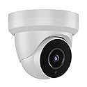 Tennoz 5MP Security Camera 4-in-1 TVI/CVI/AHD/CVBS 960H Analog CCTV Camera Security Dome Outdoor, 2.8mm Lens, 105° Wide Angle, 98ft Night Vision, IP66