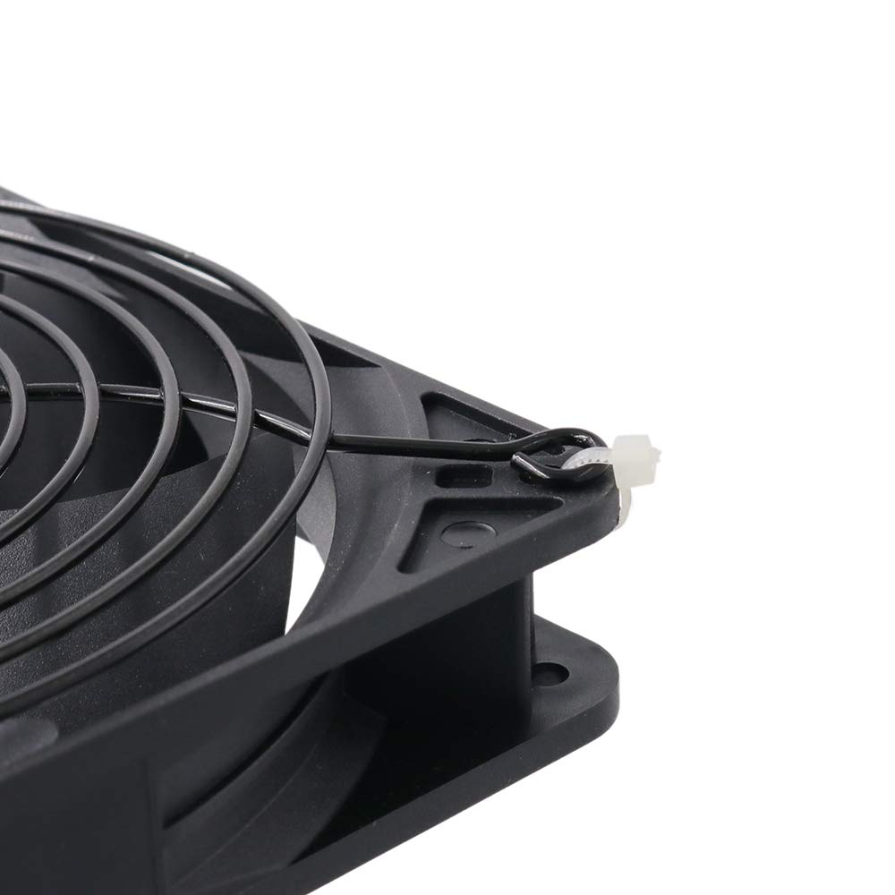 140mm Grill Guard Finger Protective Computer HTPC CPU Case Fan Metal Mesh Black (Type D)