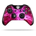 Protective Vinyl Skin Decal Skin Compatible with Microsoft Xbox One/One S Controller wrap Sticker Skins Red Mystic Flames