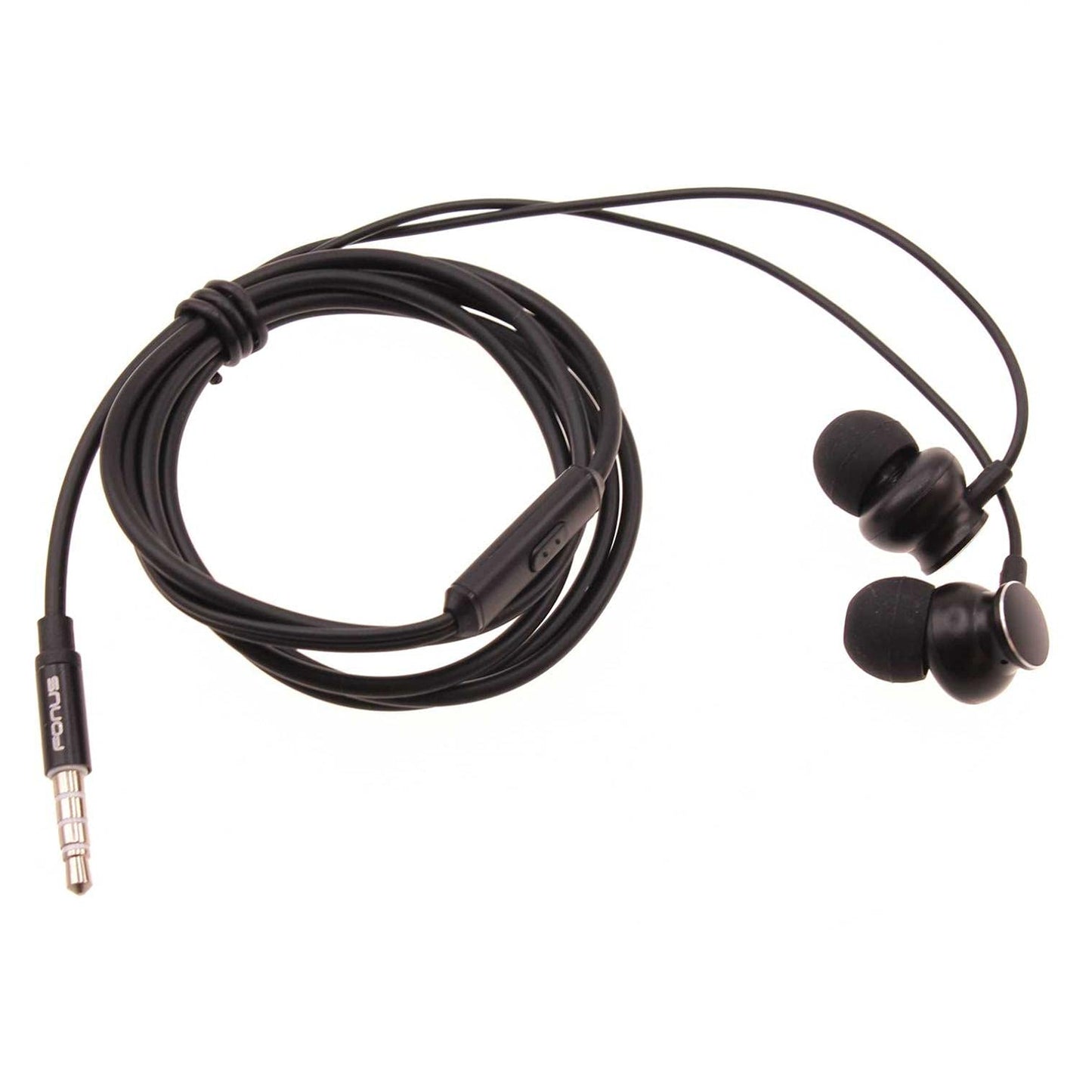Wired Earphones Hi-Fi Sound Headphones Handsfree Mic Headset Metal Earbuds Compatible with OnePlus Nord N10 5G - Nord N100 - Nord N200 5G