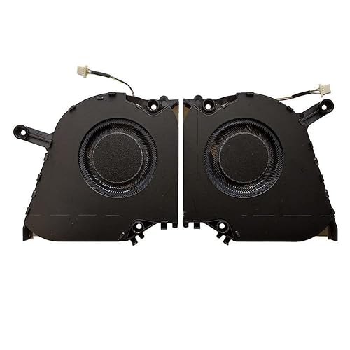 (1 Pair) New CPU GPU Cooling Fan Intended for ASUS ProArt Studiobook 16 OLED H5600 W5600 H5600Q H5600QE H5600QM H5600QR Series Laptop DC12V