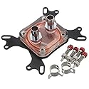 CPU Water Cooling Block Waterblock 50mm Copper Base Cool Inner Channel