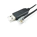 Washinglee 507 Control Cable for Meade LX200 LX600 Series Telescope, USB Console Cable for Meade LX200 ACF and LX850, Built in FTDI Chip (6 FT / 1.8