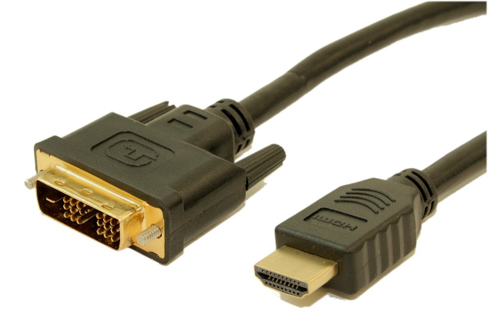 MyCableMart 6inch HDMI/DVI-D Combination Cable (28 AWG Gold Plated