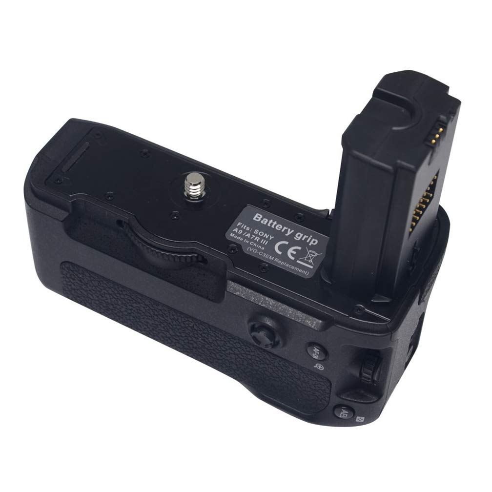 Mcoplus Professional Vertical Battery Grip Extension as VG-C3EM Replacement for Sony A9 A7III A73 A7RIII A7R3,Hold 1 or 2 NP-FZ100 Battery