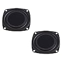 SiyphuNing 2pcs 2 Inch 52mm Woofer Vibrating Membrane Iron Rubber Vibration Diaphragm Plate Replacement Passive Radiator Film for Bass Speaker
