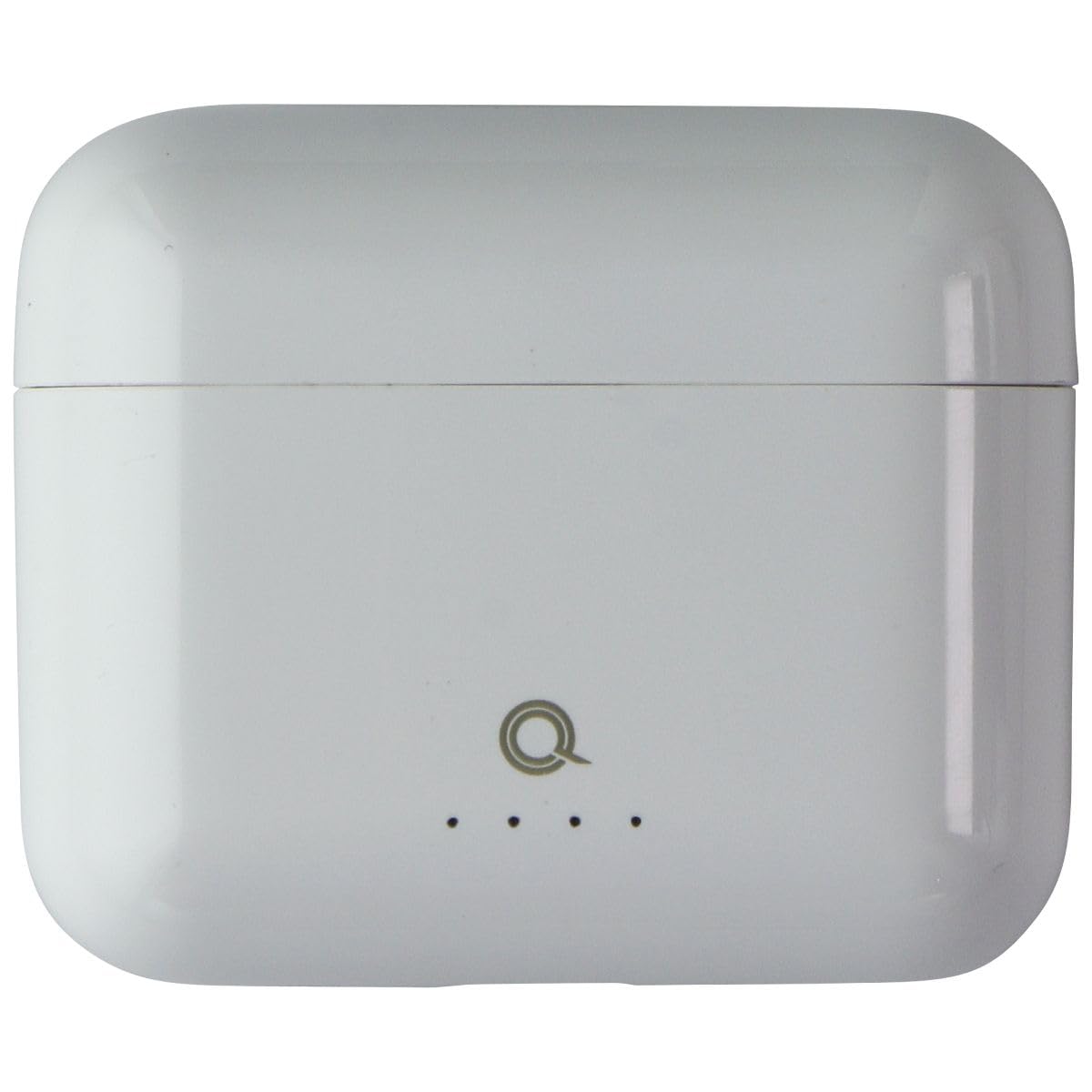 QUIKCELL QAir Stems True Wireless Earbuds, 21+ Hours Playtime, Fast Charging Case, White