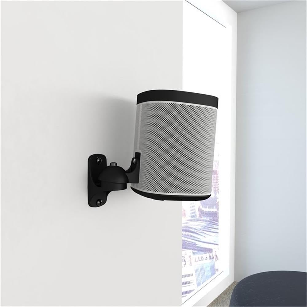 AVF Traditional Nylon Speaker Wall Mounts in Black (Set of 2)