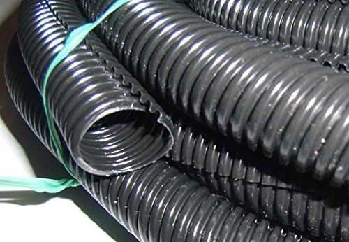AMERICAN TERMINAL - 1/8" 1/4" 3/8" 1/2" 5/8" 3/4" 1" Split Wire Loom Conduit Polyethylene Tubing - Buy More Save More - 10 ft Each Pre-Cut - 70 Ft (1