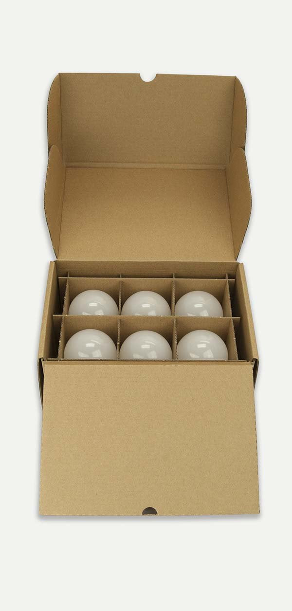 TCP LA927KND6 LED Light Bulbs 60 Watt Equivalent | Energy Efficient (9W) Non-Dimmable A19 Shape E26 medium base, Pack of 6, Soft White, 6 Lamps