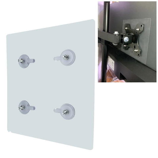 NOBER VESA Mount Adapter Bracket Kit Non-VESA Mounting Universal for 75 VESA Monitor Arm Compatible