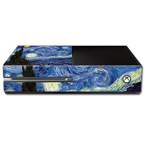 MightySkins Skin Compatible with Microsoft Xbox One - Starry Night | Protective, Durable, and Unique Vinyl Decal wrap Cover | Easy to Apply, Remove