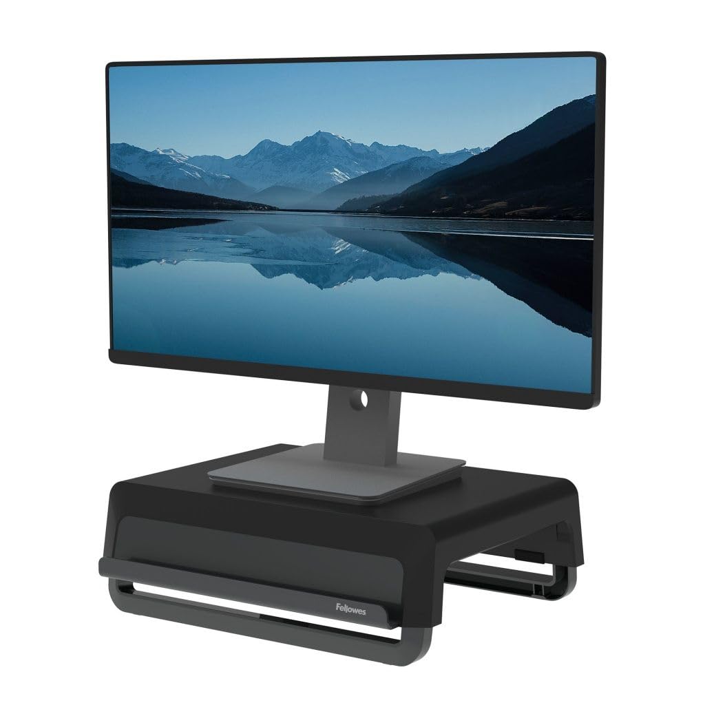 Fellowes Breyta Collection Adjustable Monitor Stand, Black (100016560)
