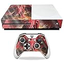 MightySkins Glossy Glitter Skin for Microsoft Xbox One S - Angry Dragon | Protective, Durable High-Gloss Glitter Finish | Easy to Apply, Remove,