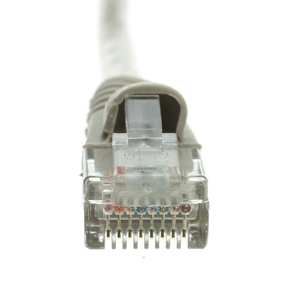 CableWholesale Cat6 UTP Ethernet Cable, Snagless Boot, PoE, 200 ft, Gray