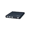 Buffalo MediaStation DVD (+/-R) Portable Writer/ External 8x USB 2.0 with CyberLink Software DVSM-P58U2/B (Black)