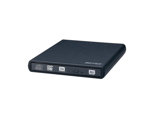 Buffalo MediaStation DVD (+/-R) Portable Writer/ External 8x USB 2.0 with CyberLink Software DVSM-P58U2/B (Black)