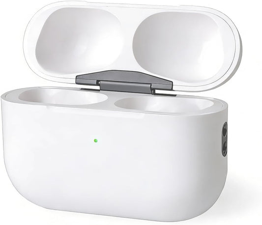 Wireless Charging Case Replacement Compatible with AirPods Pro 1st & 2nd Generation,(USB-C) (Earbuds Not lncluded) (White)