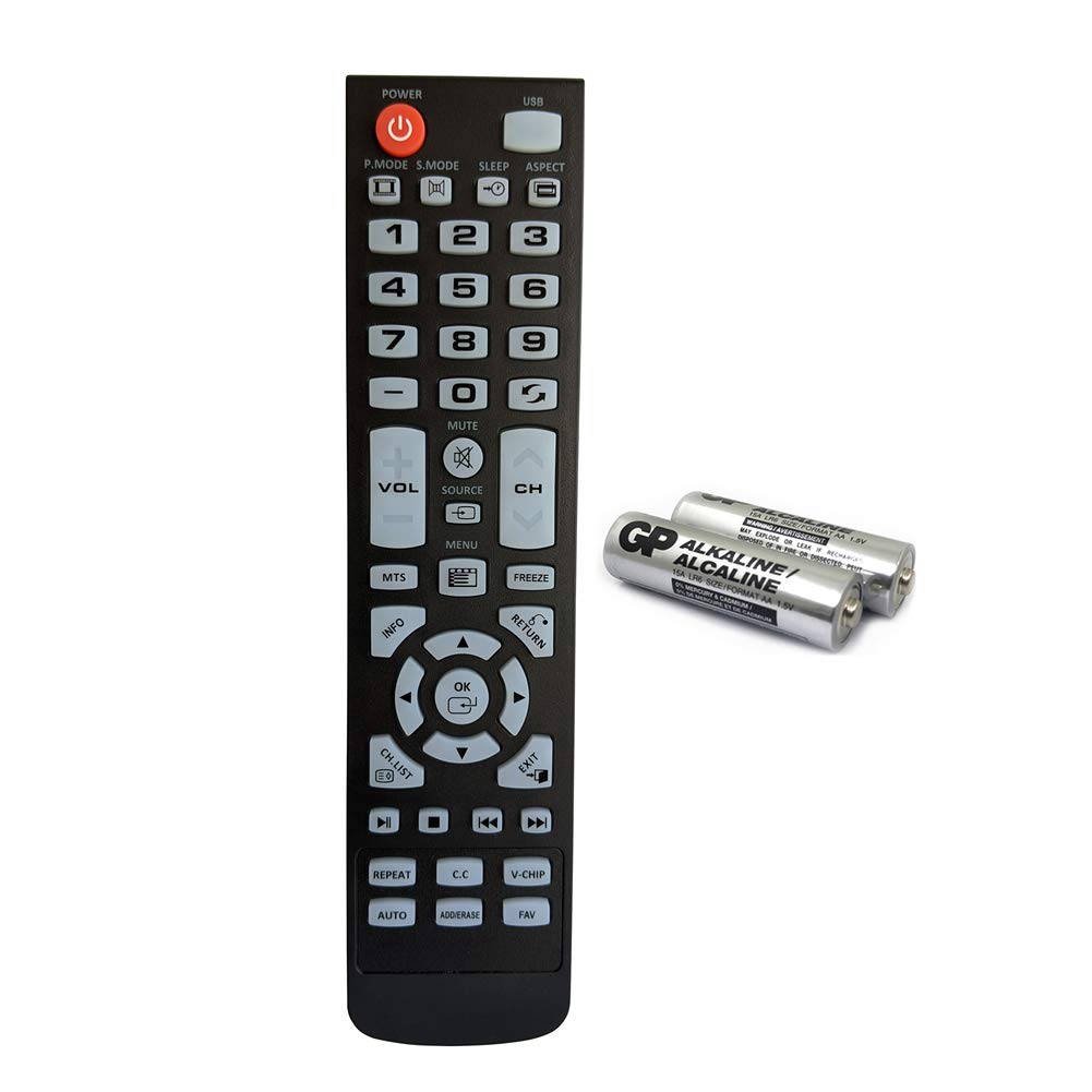 Replacement TV Remote Control for Element tv ELEFW247 ELEFW328 ELEFW248 ELEFW195 ELEFW505 ELEFW504 ELEFT506 ELEFT326 ELEFT407 ELEFW581 ELEFT222