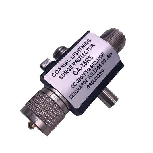 Fumei Coaxial Lightning Surge Protector UHF Male to Female Connector DC-2.5GHz