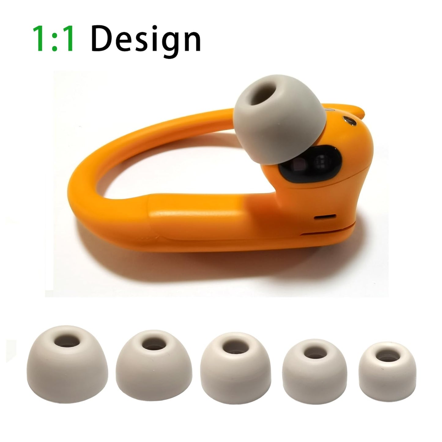 Replacement Earbud Tips for Powerbeats Pro 2 Ear Tips [10 Pairs ] - XL/L/M/S/XS Silicone Earbuds Tips Compatible with Beats Studio Buds/Beats Fit