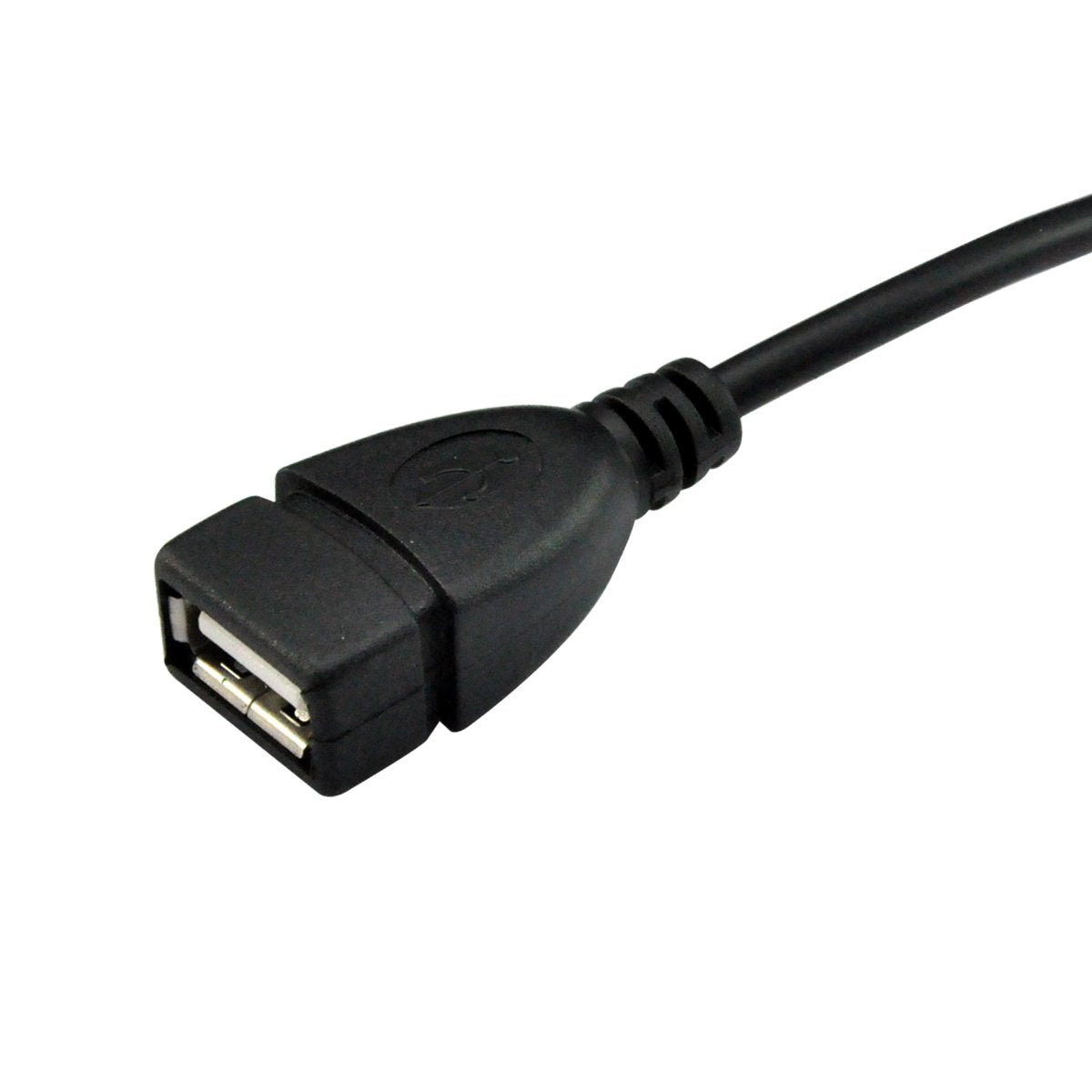 UCEC USB 2.0 Extension Cable, USB Cable Extender USB 90 Degree Adapter- Right Angle A Male to Female - 0.7 Feet (20cm)