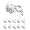 VictorsHome Magnetic Reed Switch RC-36 NC Recessed Wired Window Door Contact Sensor for Home Security and Burglar Alarm Systems 10 Pcs