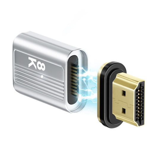 HESKUL Magnetic HDMI Coupler 8K@60Hz HDMI Female to Male Adapter HDMI 2.1 Connector 3D Extender Compatible with HDTV Roku Stick Chromecast HDMI Cable