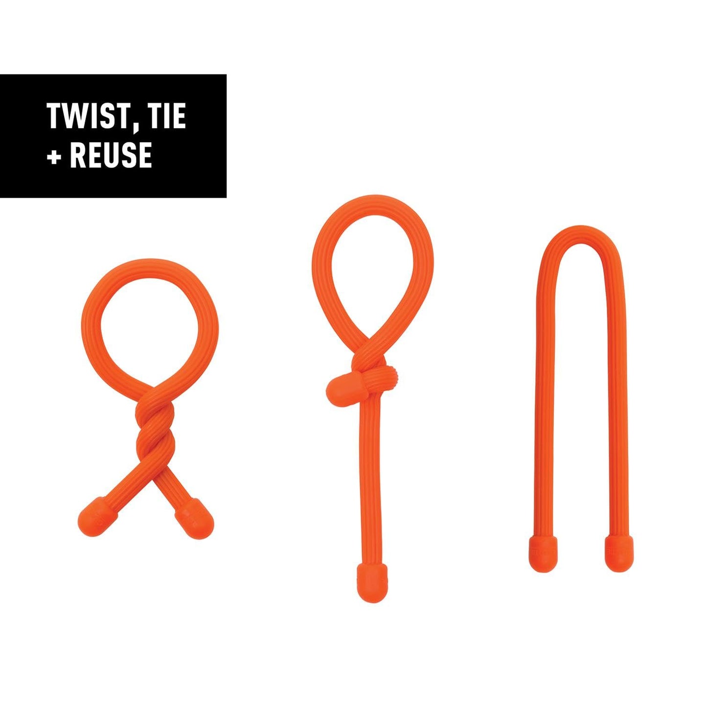 Nite Ize Gear Tie Original ProPacks - Reusable Rubber Twist Ties for Indoor & Outdoor Use - Bendable Wire Interior - Durable Rubber Exterior - Secure