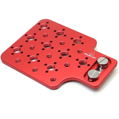 SZJELEN Camera 3/8” Universal Extension Side Plate for Camera Monintor, Compatible with All Camera Models,ARRI Camera Expansion Side Panel,Camera