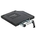 ICY DOCK 2.5" SSD / HDD Hot-Swap SATA Mobile Rack for 12.7mm Slim CD/DVD-ROM Optical Bay | ToughArmor MB411SPO-1B (Fits 12.7mm Height ODD Slot)