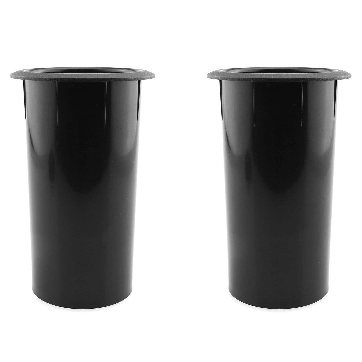 Speaker Port Tube DGZZI 2PCS 111x68mm/2.68x4.37inch Black ABS Plastic Speaker Cabinet Port Tubes Speaker Box Bass Air Port for DJ/PA Speaker 2-Inch