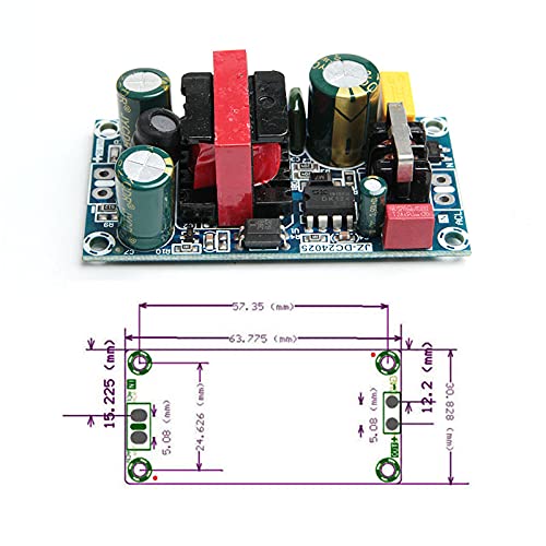 Acxico 1Pcs AC-DC 110V 120V 220V 230V to 5V 12V 24V 2A Converter Board Module Power Supply 12V 2A