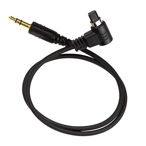Pixel 3.5mm-N3 Camera Shutter Connecting Cable Cord Compatible for for Canon EOS 5D, 5D Mark II, 5D Mark III, 6D, 7D, 7D Mark II