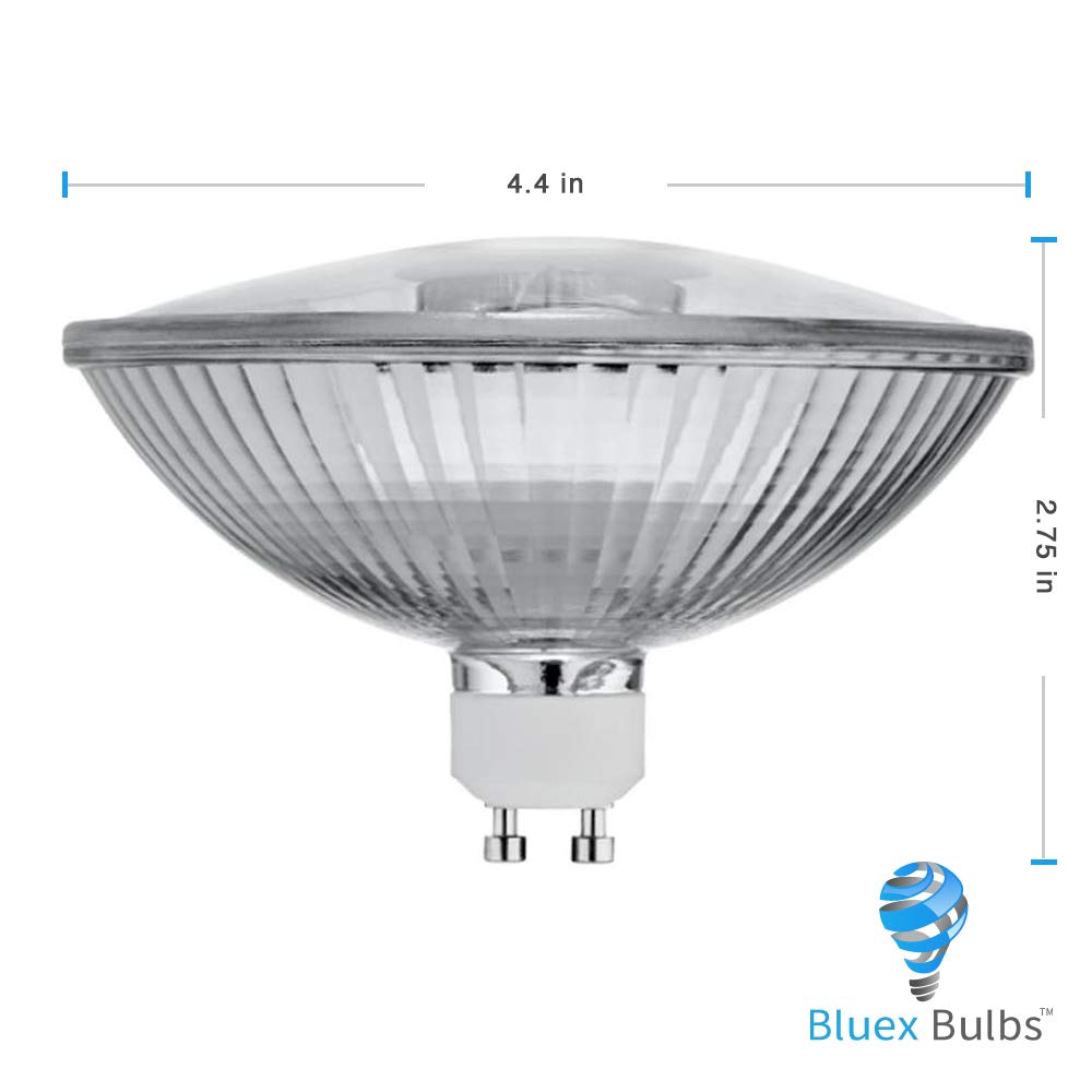 Bluex Bulbs 4 Pack 75R111/GU10/FL - 75 Watt Halogen R111 Reflector 120V- GU10 Base (Twist & Lock) Glass Cover - 75W Flood Light Bulb Halogen Bulb