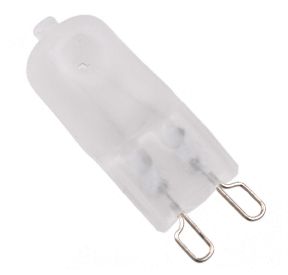 JCD G9 Halogen Bulbs - Frosted Bi-pin 2700k Halogen Light Bulbs, 10 Pack