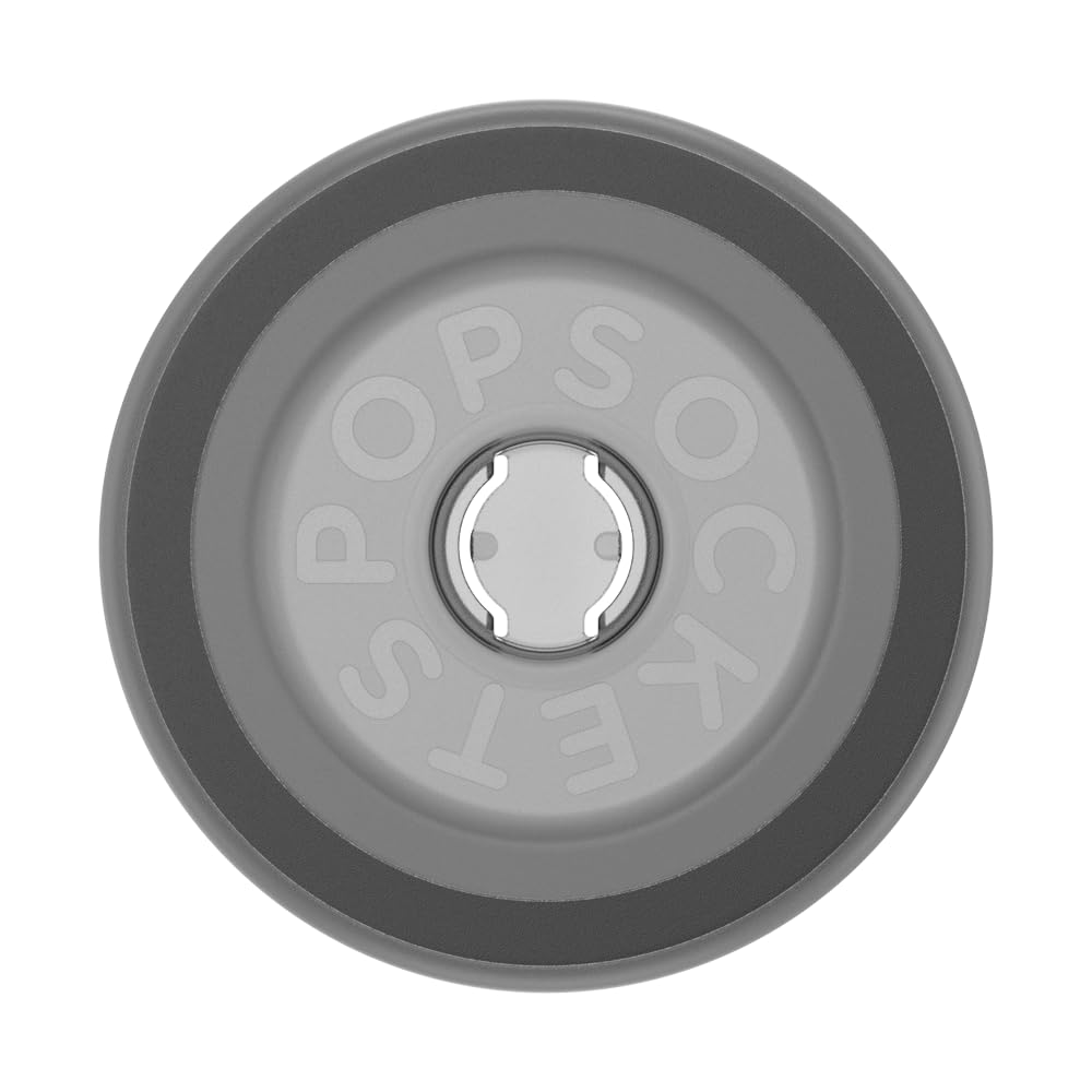 PopSockets Round Magnetic Base Only, Compatible with PopSockets Tops, Black - Transluscent Black