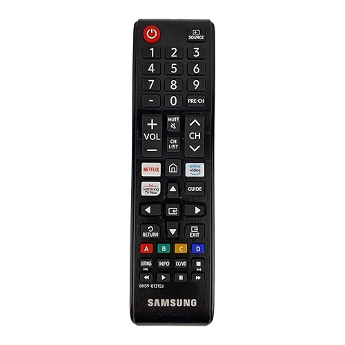 Samsung OEM Remote Control with Netflix Hotkey - Black (BN59-01315J)