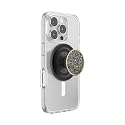PopSockets Phone Grip for MagSafe, Magnetic Holder, Phone Stand, Enamel - Enamel Monstera
