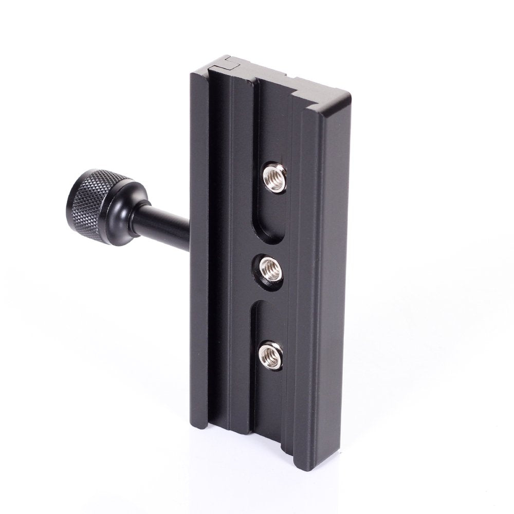 Hersmay 120mm Arca-Swiss Quick Release Plate with QR Clamp Adapter with 3/8" 1/4" Screw Hole Compatible for Camera Tripod Ball Head Monopod