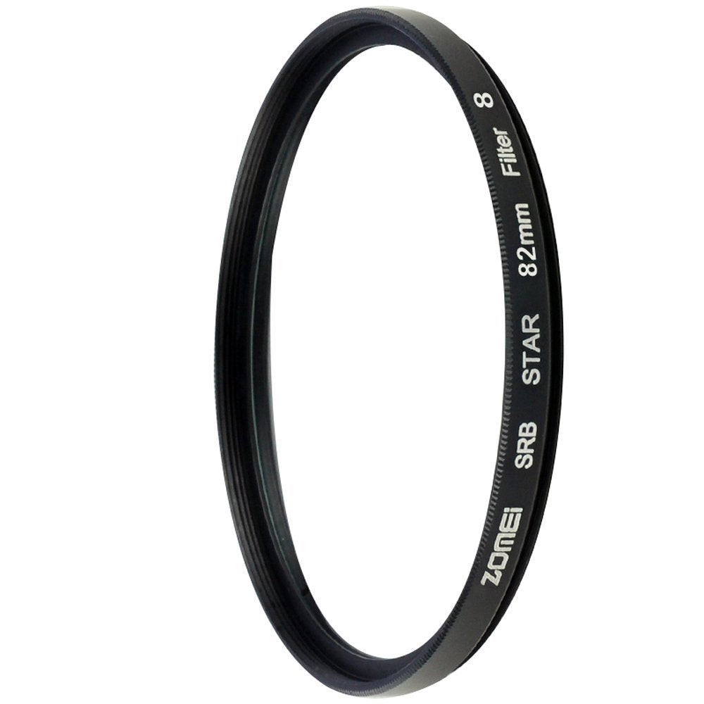 Zomei 82mm Star-Effect Cross Starburst Twinkle Lens + 4 Points Star Filter + 6 Points Star Filter + 8 Points Star Filter Set for Canon Nikon
