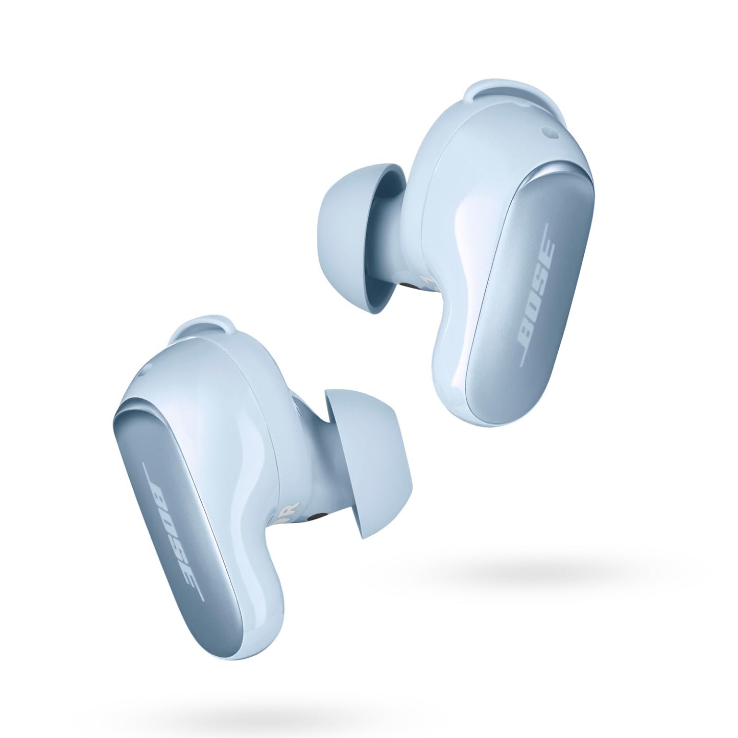 Bose QuietComfort Ultra Wireless Earbuds, Noise Cancelling, Bluetooth Earbuds with Spatial Audio and World-Class Noise Cancellation, Moonstone Blue