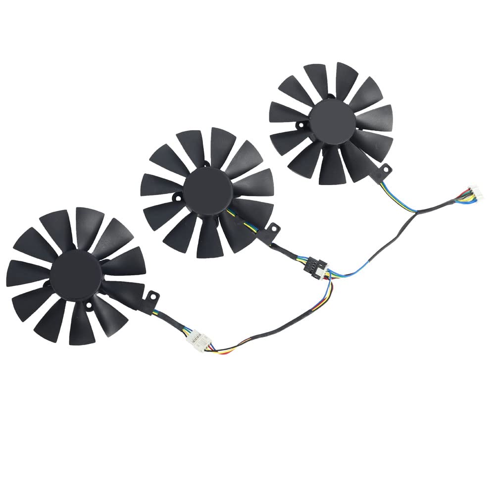Coolerage 87mm DC12V 0.45A FDC10U12S9-C Graphics Card Cooling Fans for for ASUS ROG Strix GTX 980 1060 1070 1080 Ti RX 480 580 R9 390X Gaming GPU Fans