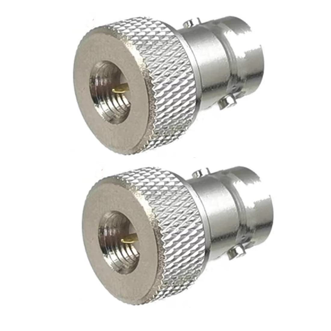 QLXHBOT SMA Male to BNC Female RF Coax Connector for Two Way Radio Walkie Talkie RF Coaxial Adapter BNC to SMA Coax Adapter 8Pcs