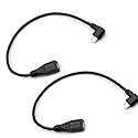 Micro USB Left Angle,Micro USB Extension Cable, 90 Degree Micro-B Male to Female Extension Cable, Data Transferring Cable Suitable for Samsung, HTC