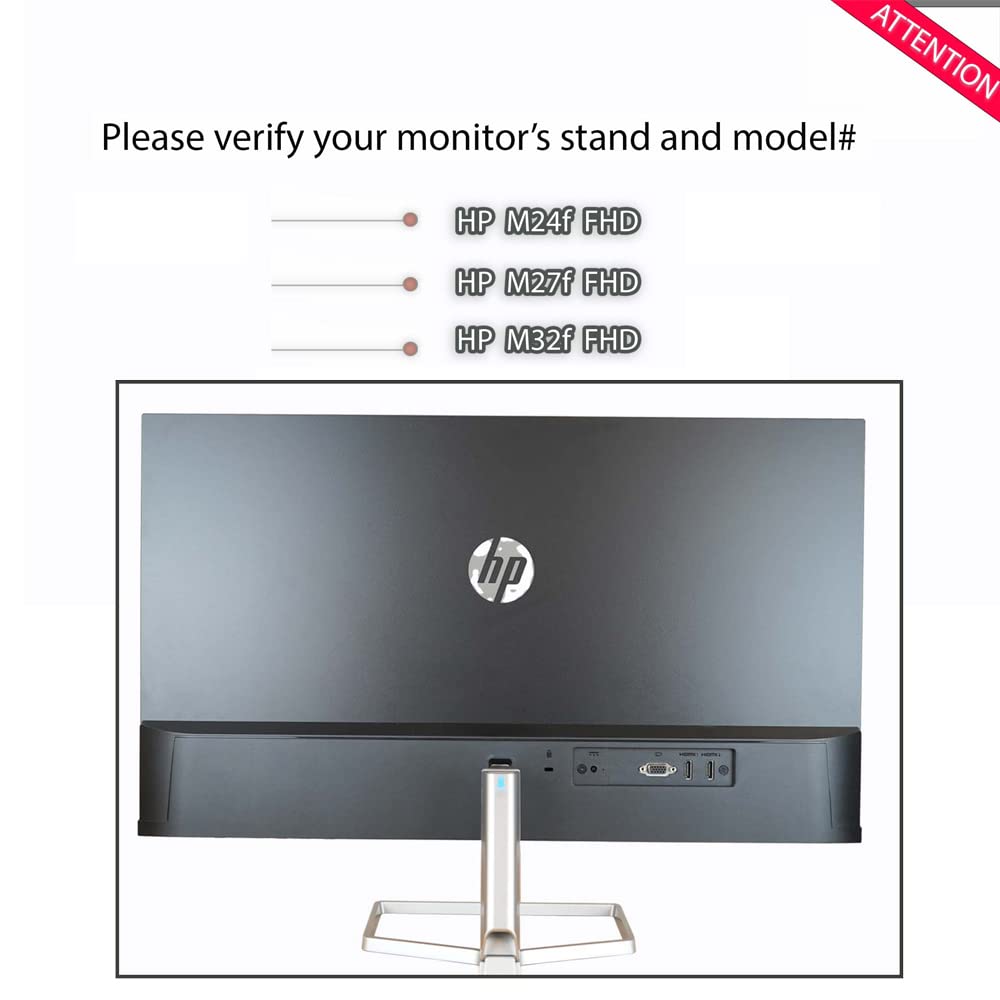 Gladiator Joe Premium Steel Monitor VESA Arm/Mount Adapter for HP Pavilion M Series, Compatible with HP Pavilion M22f, M24f, M24fd, M24fw, M24fwa