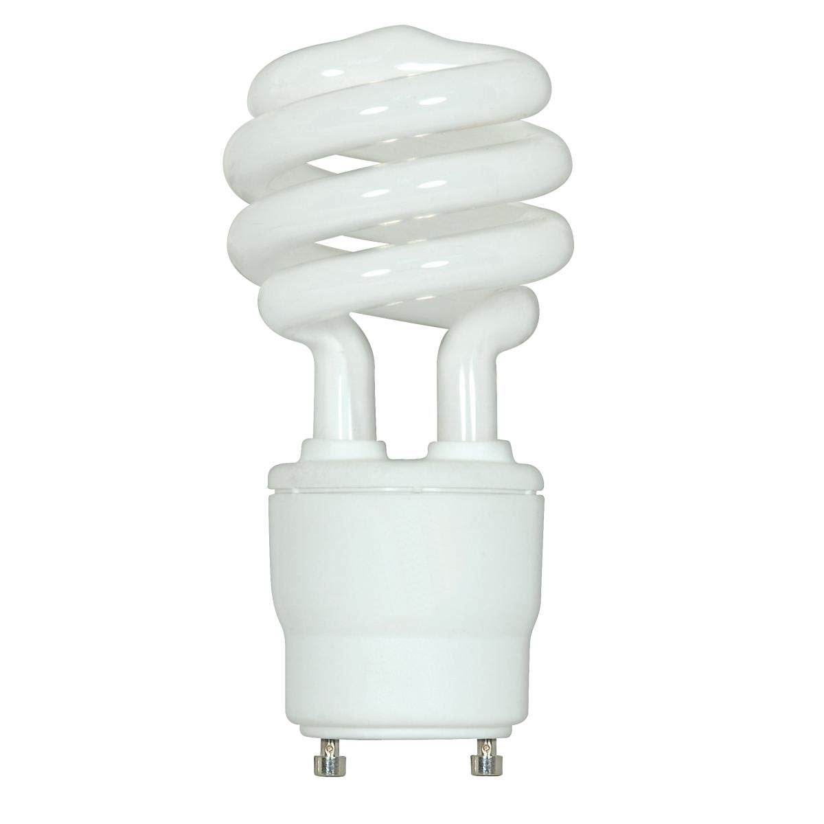 (6-Pack) Satco S8209 18-Watt 4100K GU24 Base Mini Spiral Compact Fluorescent Lamp, 75W Equal