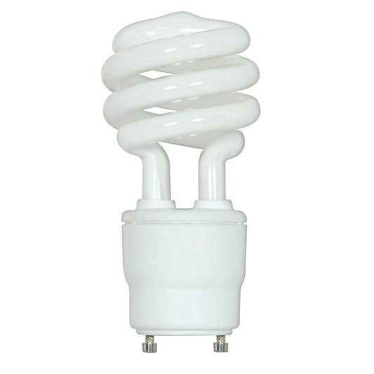 (6-Pack) Satco S8209 18-Watt 4100K GU24 Base Mini Spiral Compact Fluorescent Lamp, 75W Equal