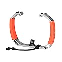Movo GB-U80T Underwater Diving Rig with Cold Shoe Mounts, Strap - Compatible with GoPro Hero, HERO6, HERO7, HERO8, HERO9, HERO10, HERO11, Osmo Action